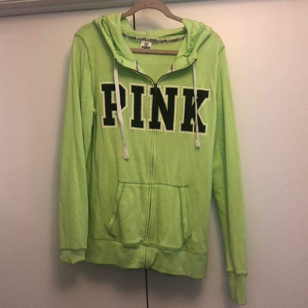 Neon green Pink sweater